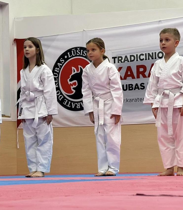 Karatė klubo "Lūšis" atestacija